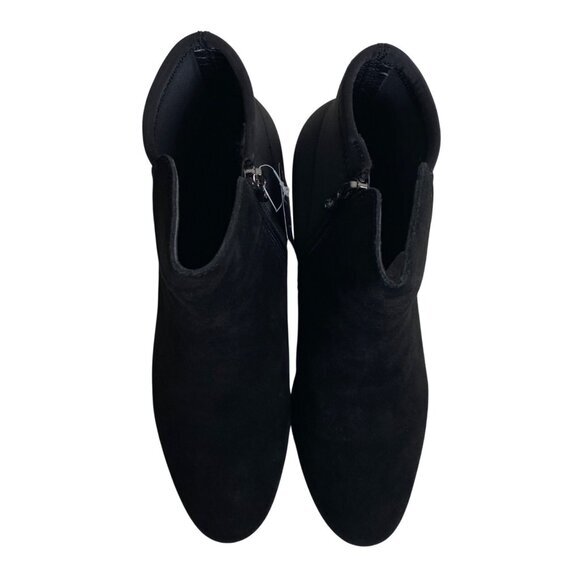 AquaDiva Women'sl Leather and Neoprene Water Resistant Ankle Boots Size 10 - Picture 5 of 11